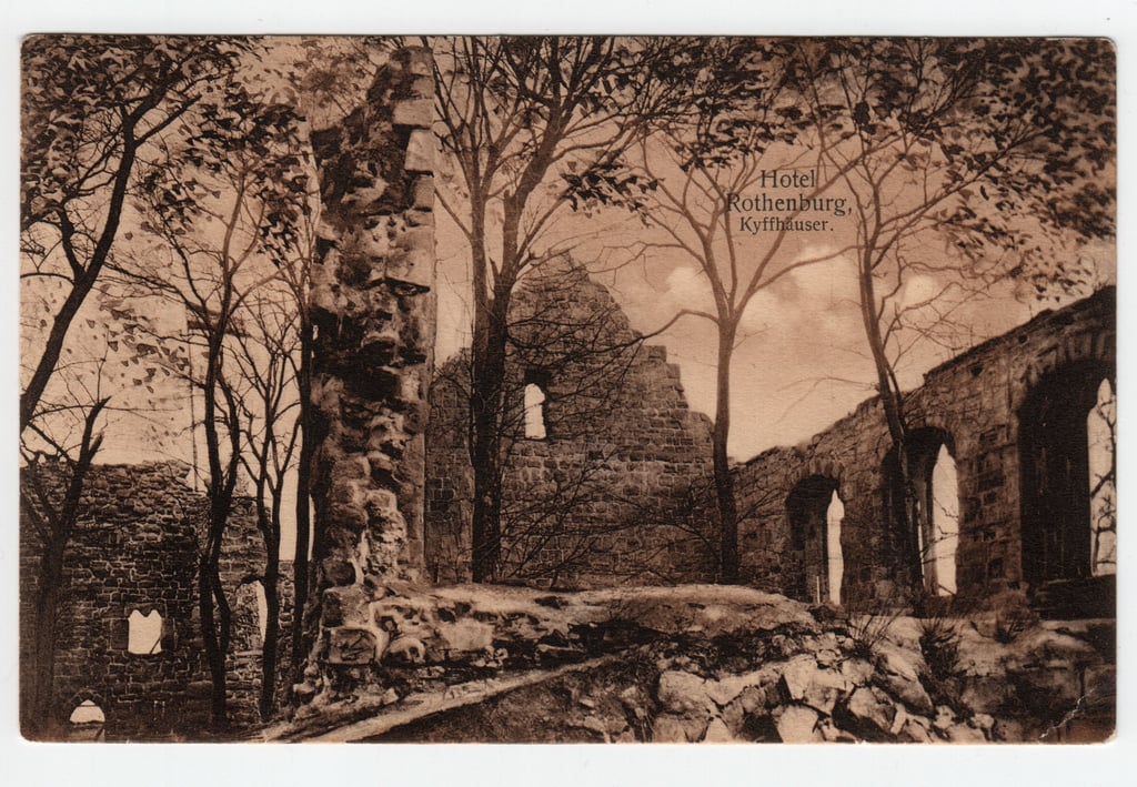 Diese Karte zeigt die Ruine am Kyffhäuser.