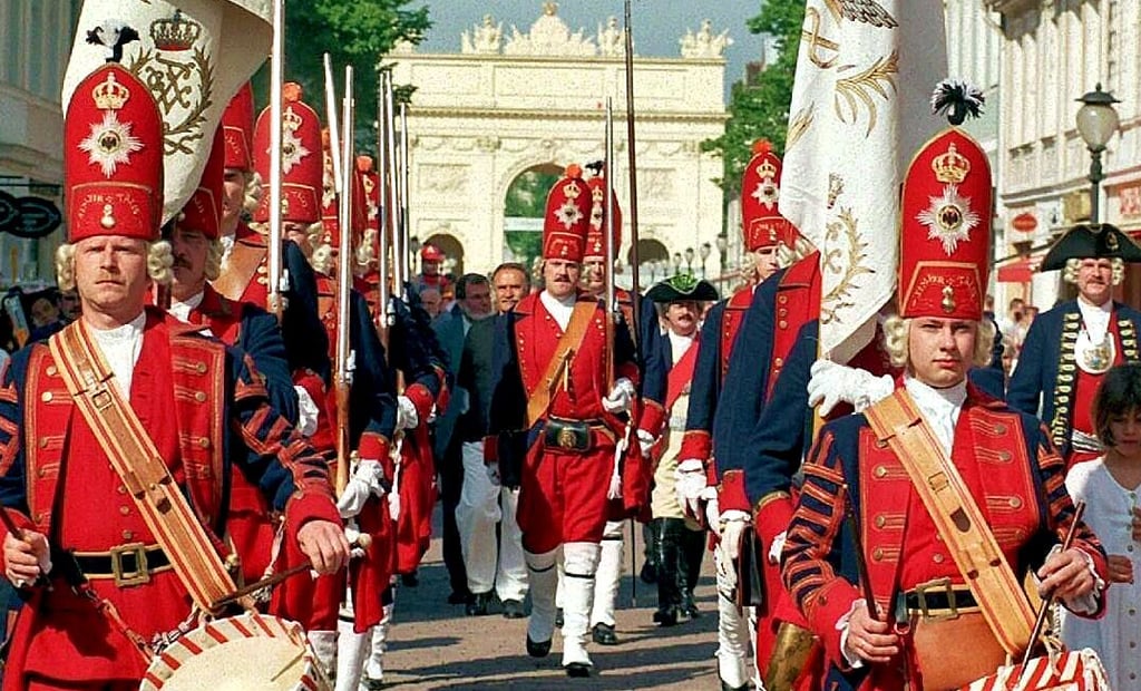 Für die sogenannten "Langen Kerls" der preußischen Armee wurden auch in der Region an der Ohre junge Männr rekrutiert, oftmals mit harrschen Mitteln.