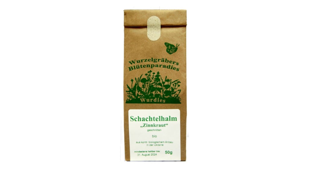 Das Schachtelhalm „Zinnkraut“ des Herstellers Wurdies wurde zurückgerufen. Grund ist eine Salmonellengefahr.