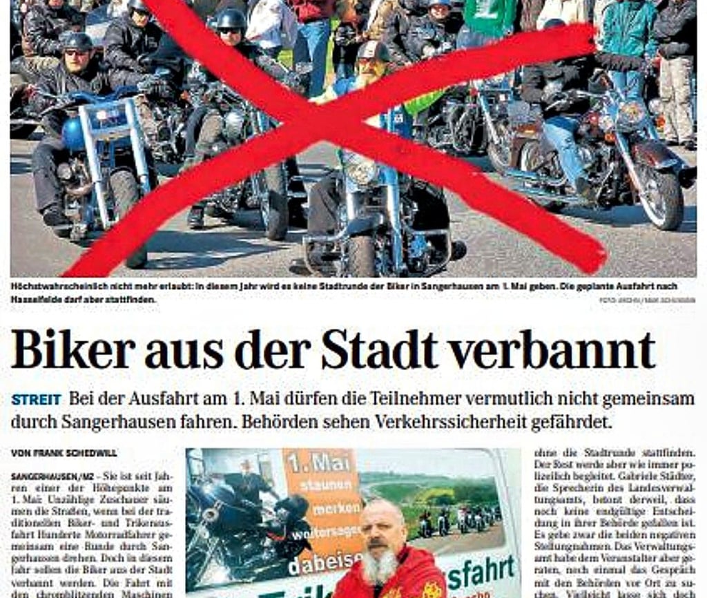 Das schrieb die MZ am  12. März 2015.