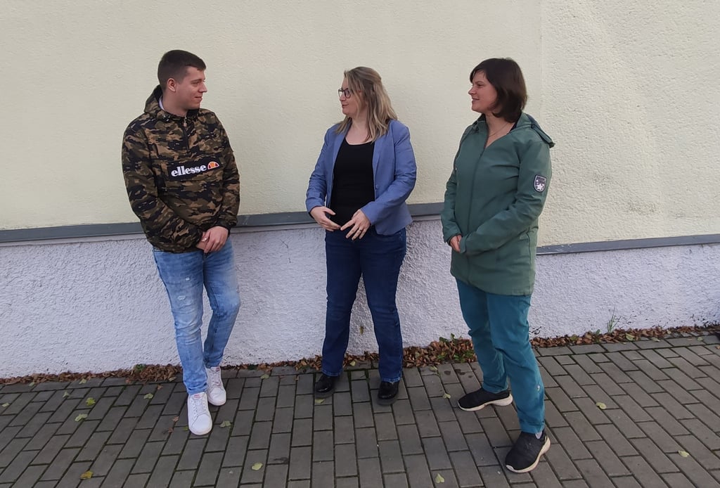 Fabian Rittge will neu starten. Er kann auf die Unterstützung von Mandy Tkotz (M.) und Dörte Brennecke zählen.