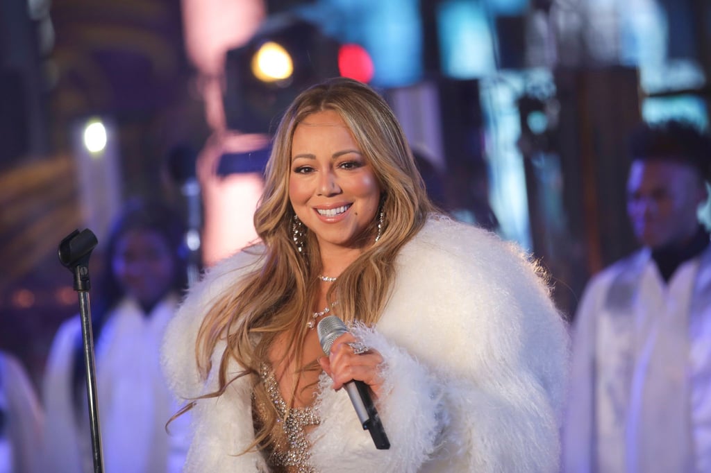 Glamour pur: Mariah Carey 2017 auf der Silvesterfeier am Times Square.