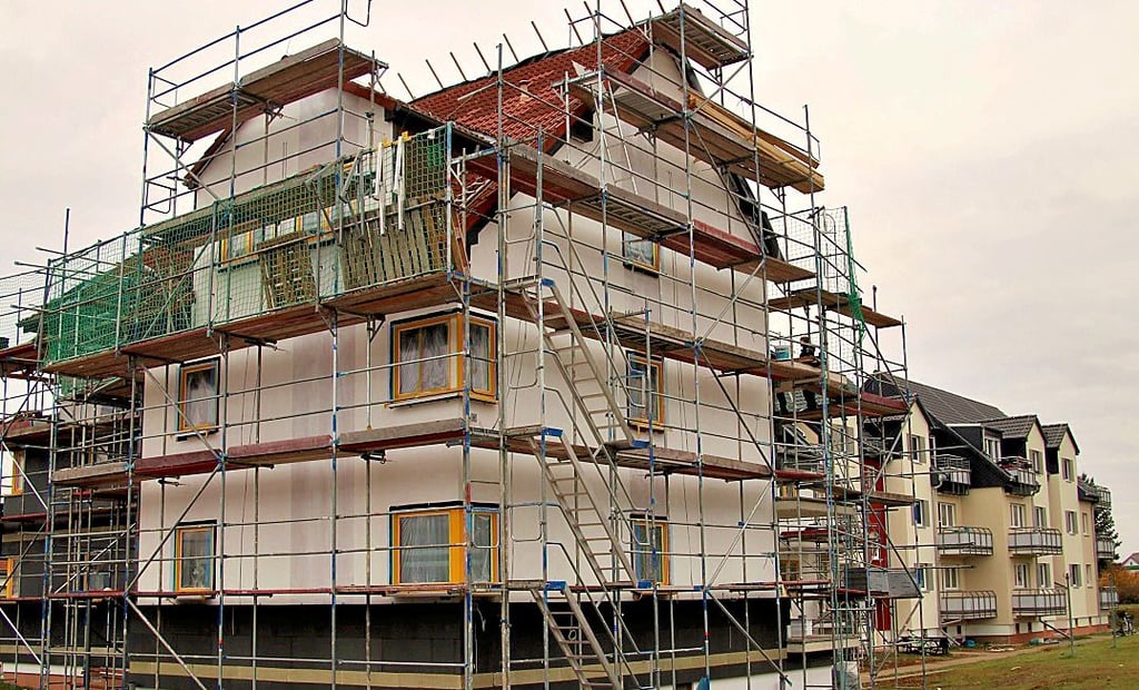 In Loburg saniert die Wobau Häuser im Kalitzer Weg.