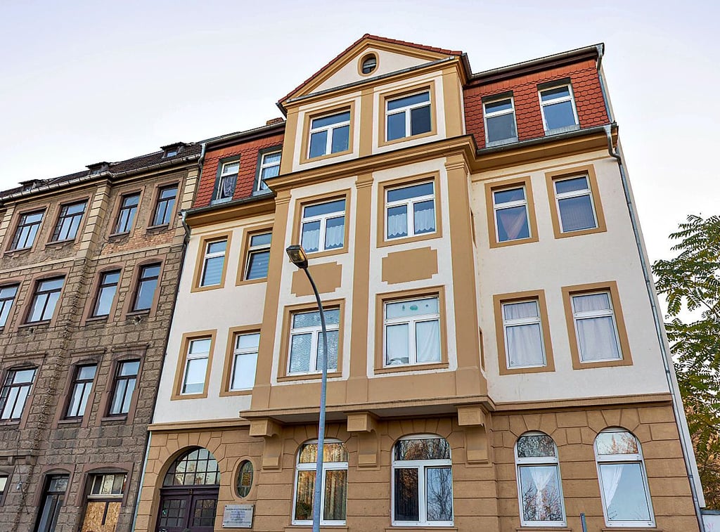 Die Synagoge liegt hinter einem Mehrfamilienhaus in der Nordstraße 14.