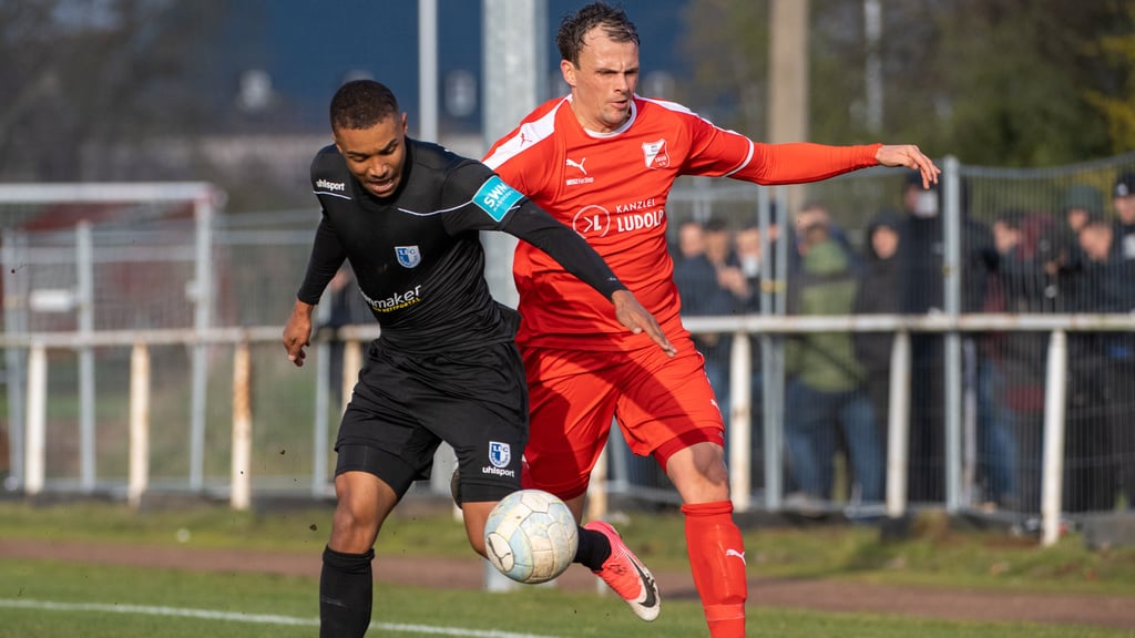 BSV Ammendorf und 1. FC Magdeburg trafen schon im November 2019 im Landespokal aufeinander.