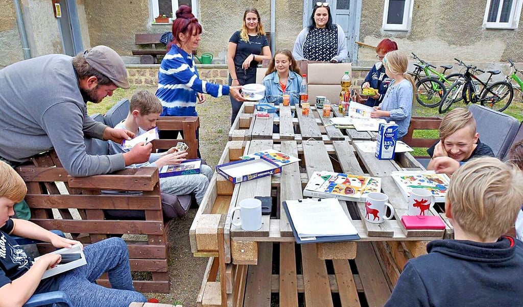Der Jugendclub in Löberitz im Sommer 2020