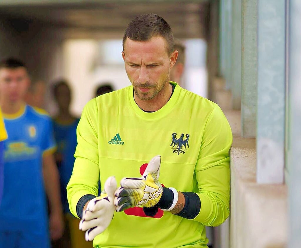 Auch mit 38 Jahren trägt Steven Ebeling noch das Preussen-Trikot – und ist noch immer ein Leistungsträger zwischen den Pfosten.