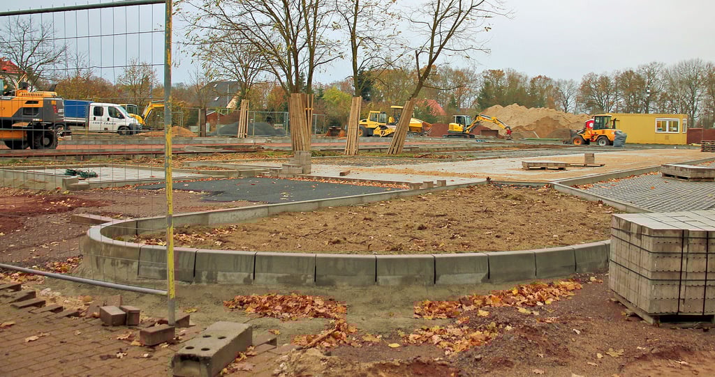 Der Parkplatz am Wildpark in Weißewarte wird neu angelegt.