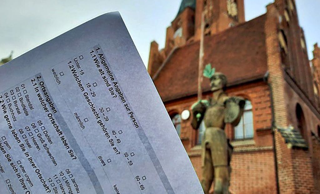 3000 Haushalte werden in Stendal zu ihrem Sicherheitsgefühl befragt.