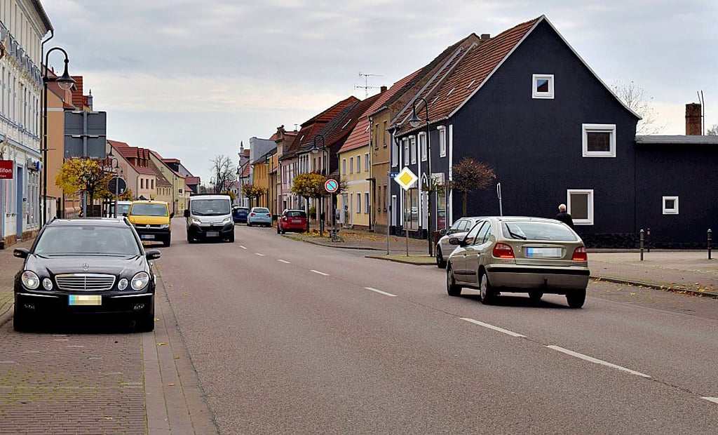 Ein Blick in die Martin-Schwantes-Straße am jüngsten Sonnabendvormittag.