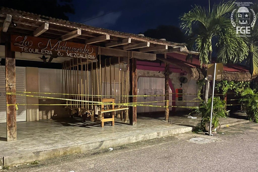 Der Tatort: Bei einer Schießerei in einer Bar im mexikanischen Urlaubsort Tulum sind zwei Frauen getötet worden.