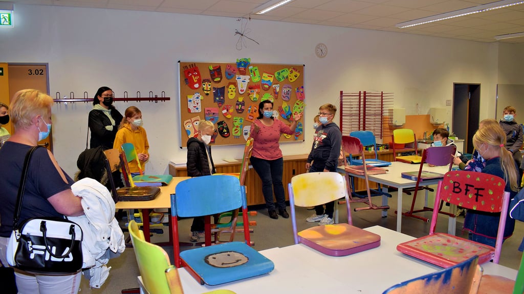 Schüler in Gommern werben für ihre Schule Führungen für künftige