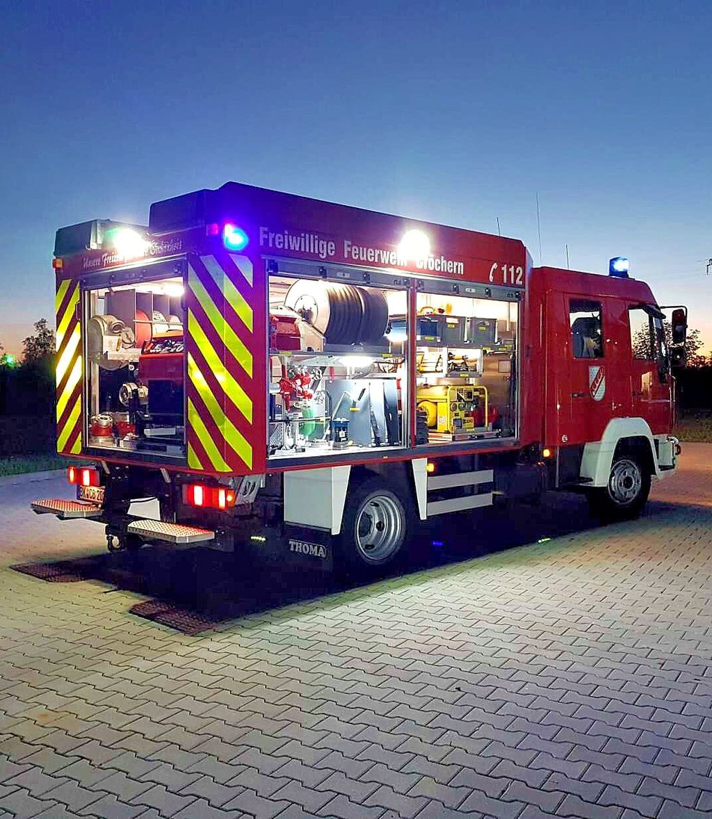 Aufwendig wurde das Fahrzeug der Feuerwehr in Cröchern umgebaut. Nun ist es für die Einsätze auf dem neuesten Stand.