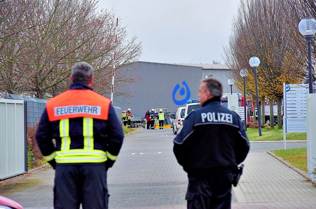 Das Gelände wurde weiträumig abgesperrt