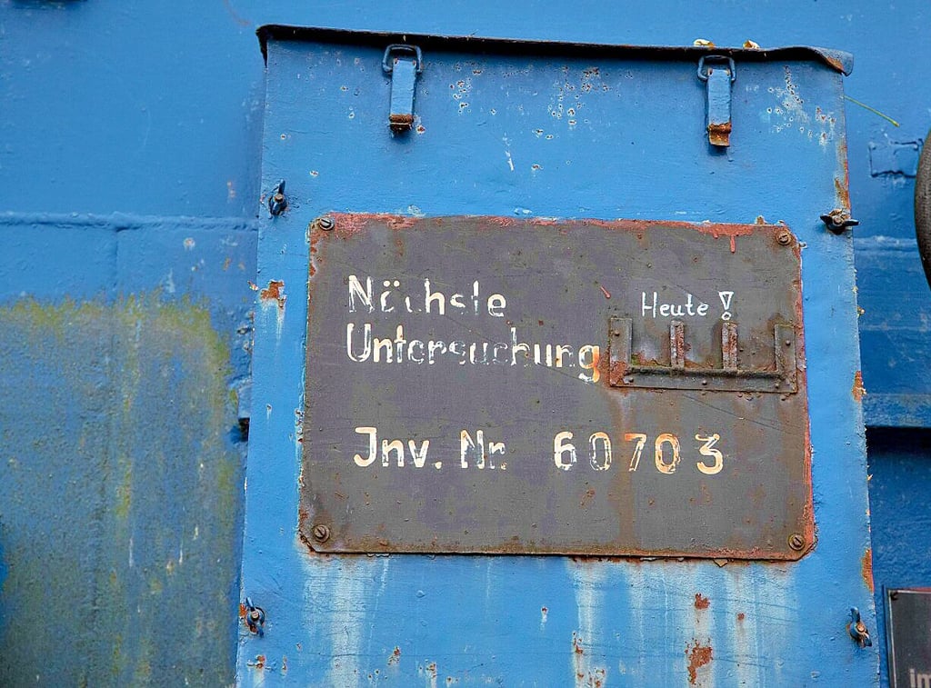 Die nächste Untersuchung des Krans? Heute natürlich!