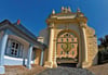 Portal des Schlosses in Hoym
