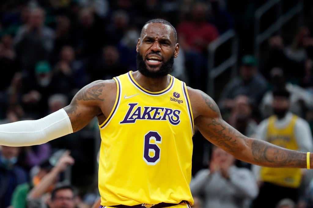 LeBron James von den Los Angeles Lakers.