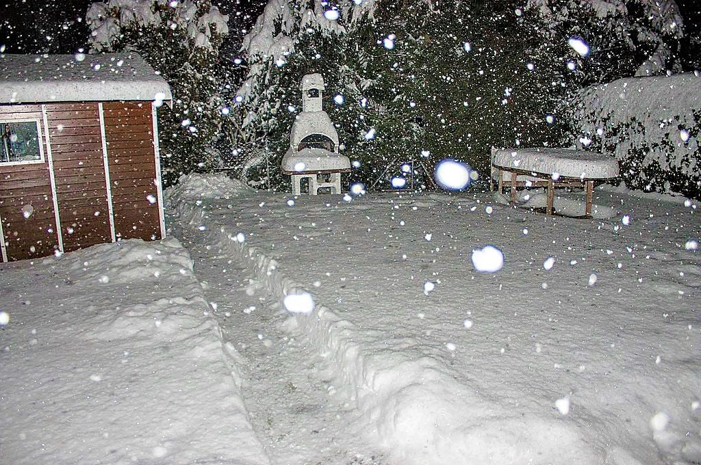 So sah es nach dem letzten Wintereinbruch aus.