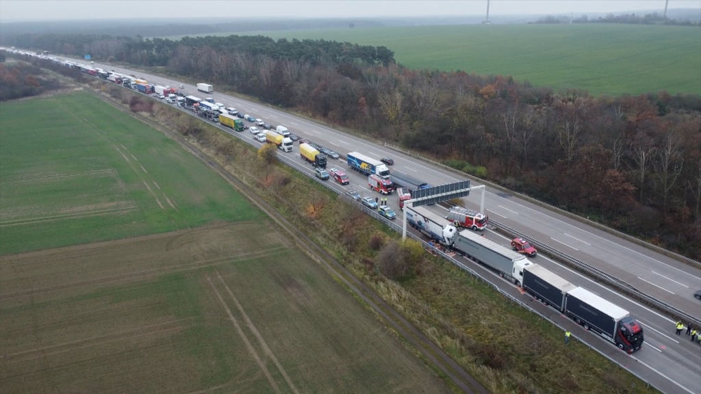 Die Autobahn zwei musste mal wieder gesperrt werden.