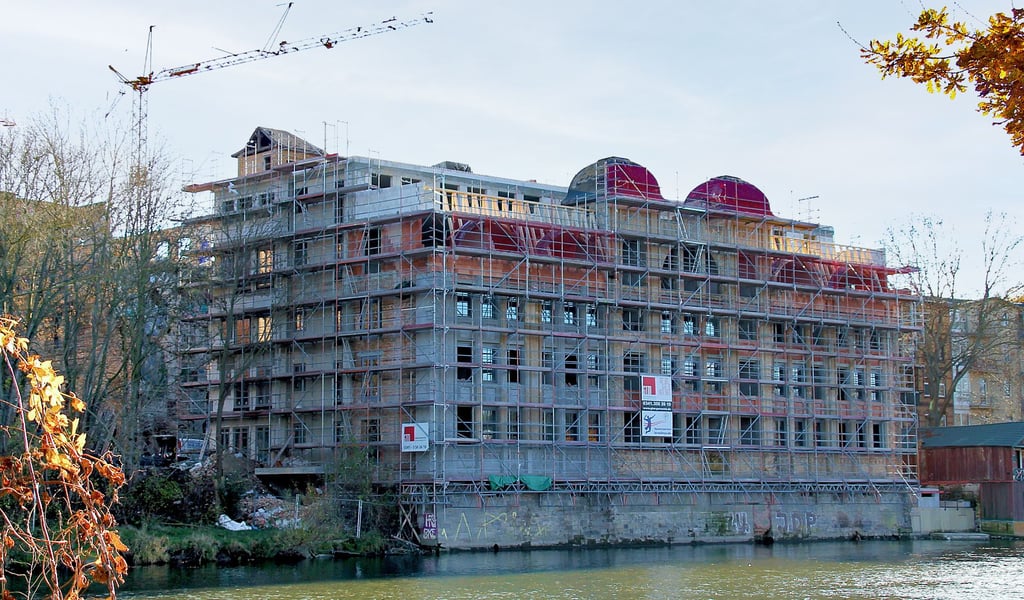 Die einstige Freyberg Brauerei an der Saale: Dort enstehen mehr als 200 neue Wohnungen.