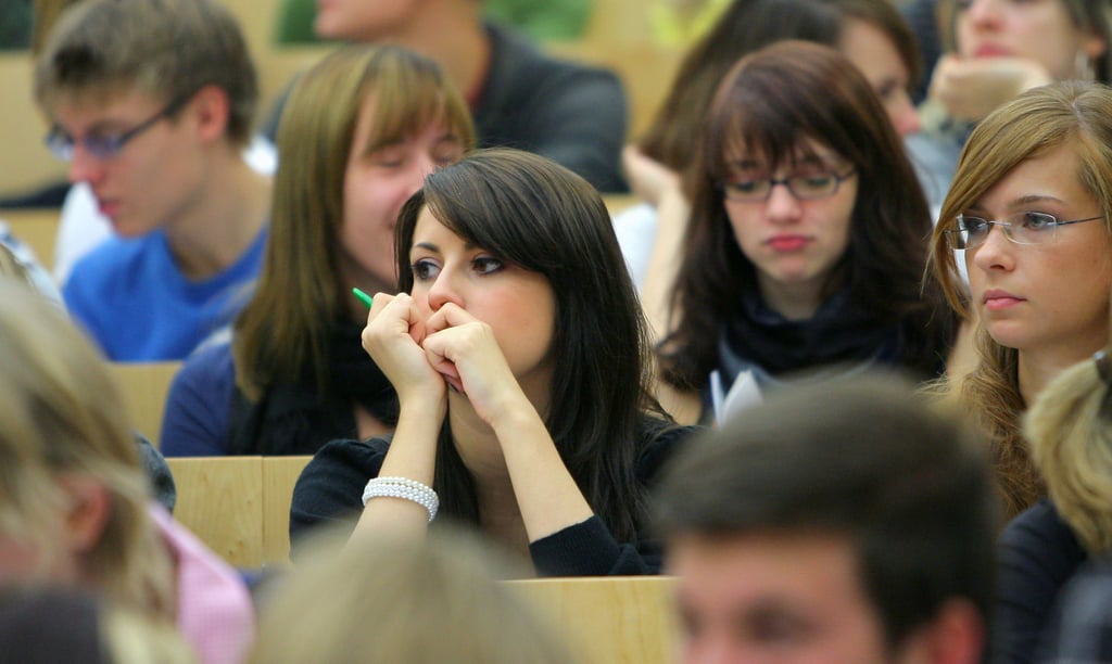 Im Hörsaal wollte Maria Lindemann auch sitzen, um Geschichte und Geographie zu studieren. Doch von fünf Universitäten bekam sie eine Absage.