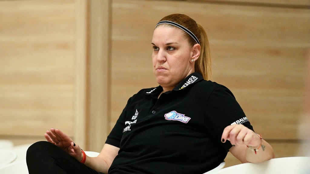 Lions-Trainerin Katerina Hatzidaki.