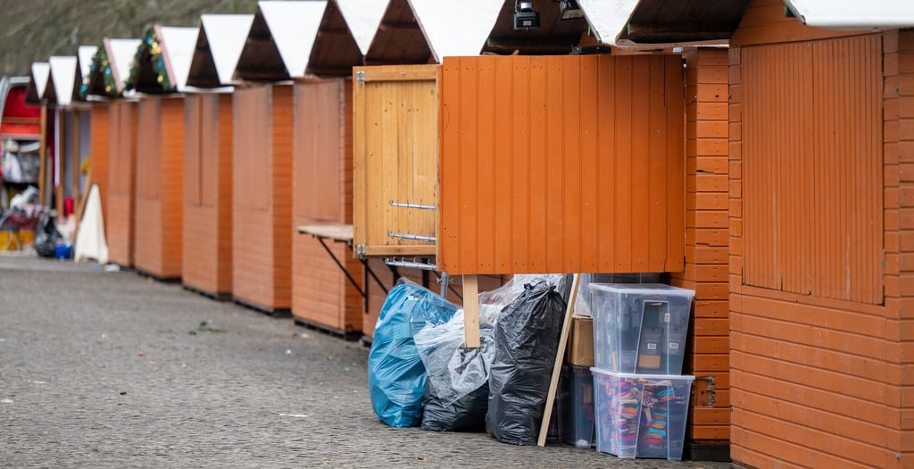 In Sachsen-Anhalt fallen wegen der Corona-Pandemie immer mehr Weihnachtsmärkte aus.