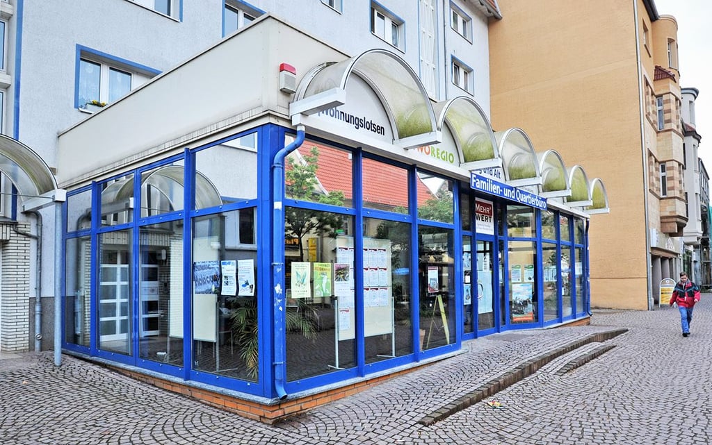 Das Familien- und Quartierbüro in der Burgstraße in Bitterfeld