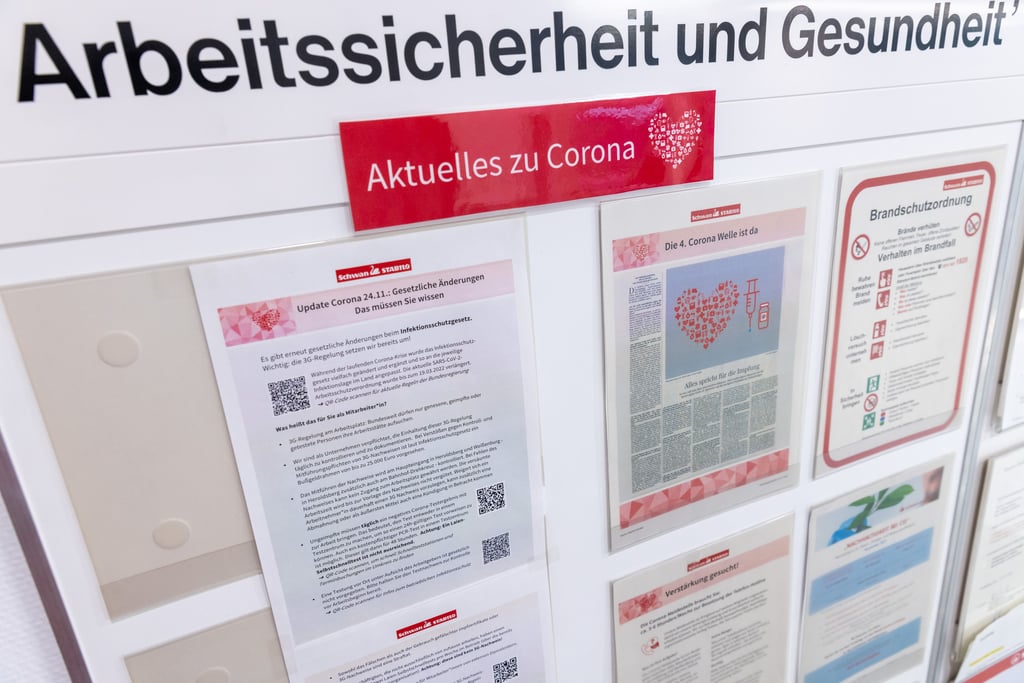 Am Arbeitsplatz gilt die 3G-Regel.