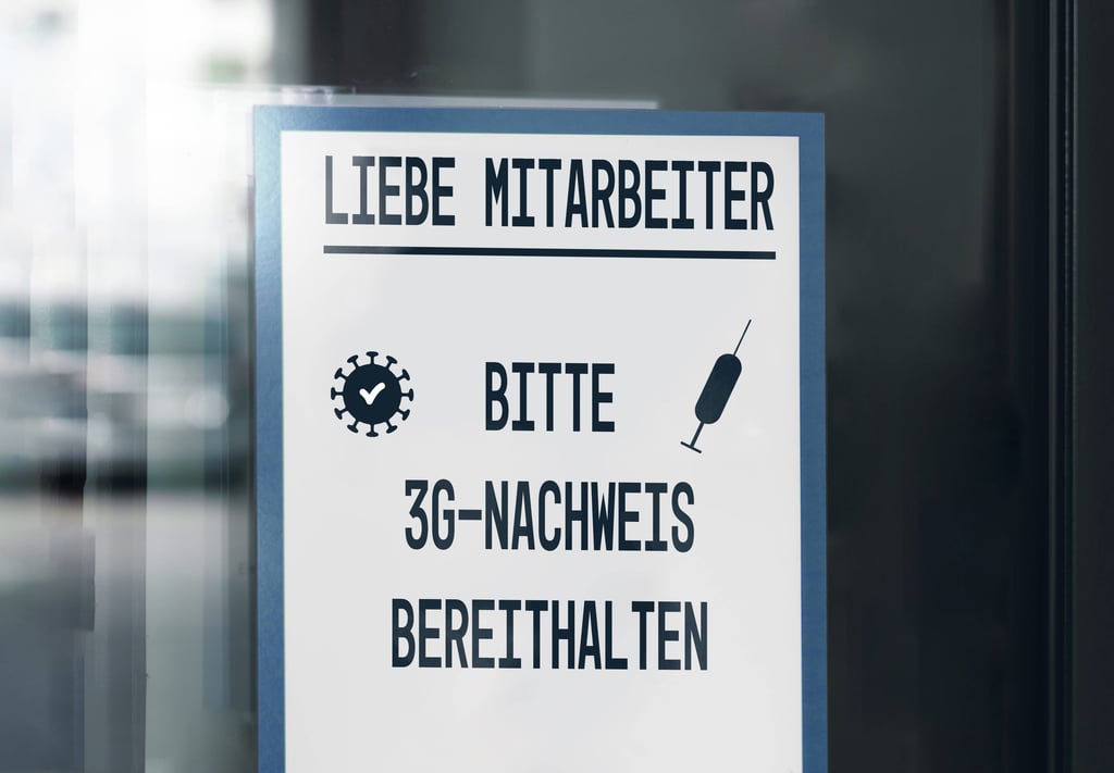 Seit Mittwoch gilt in Halle auf Arbeit die 3G-Regel.