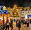 Auf dem  Wittenberger Weihnachtsmarkt. 