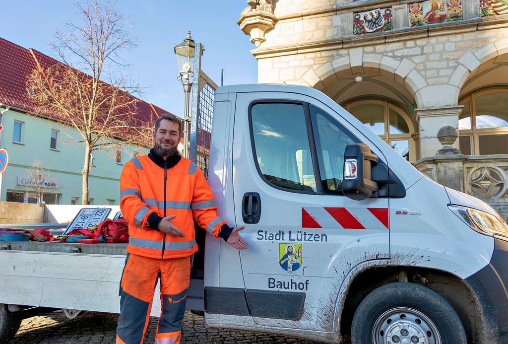 René Herzberg ist der neue Leiter des Bauhofs der Stadt Lützen.
