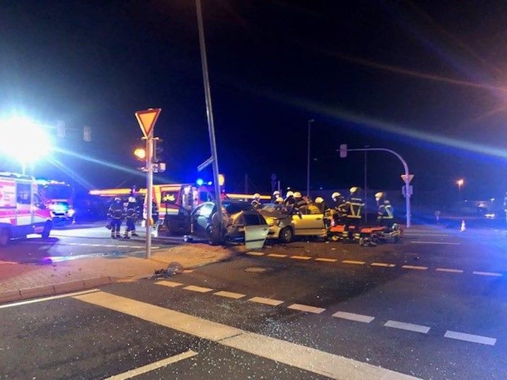 Schwerer Unfall in Halberstadt.