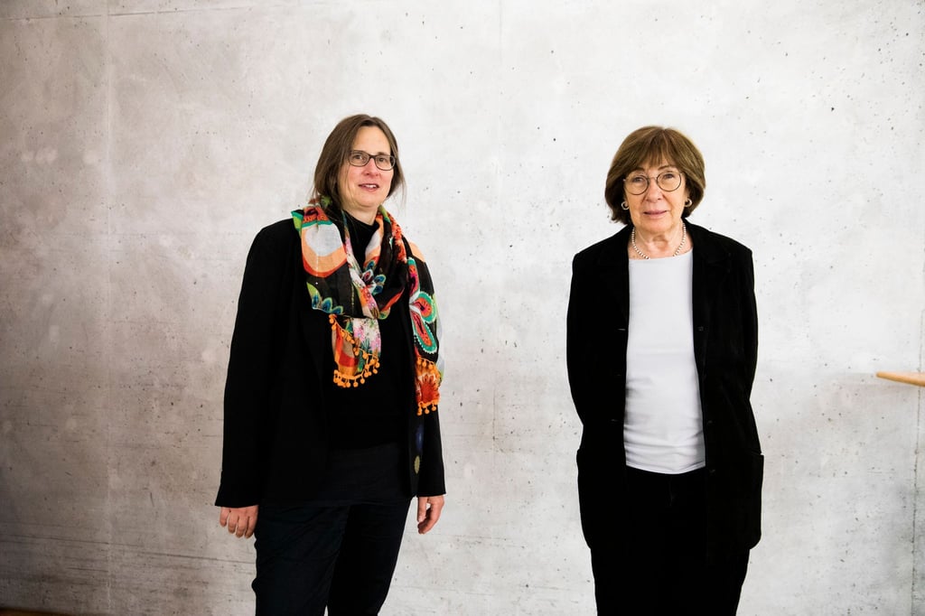 Ein Frauenduo an der Spitze der Akademie der Künste: Jeanine Meerapfel (r) und Kathrin Röggla.