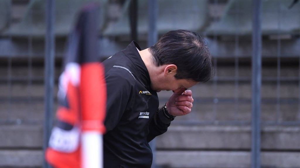 HFC-Trainer Florian Schnorrenberg war in Köln am Verzweifeln.
