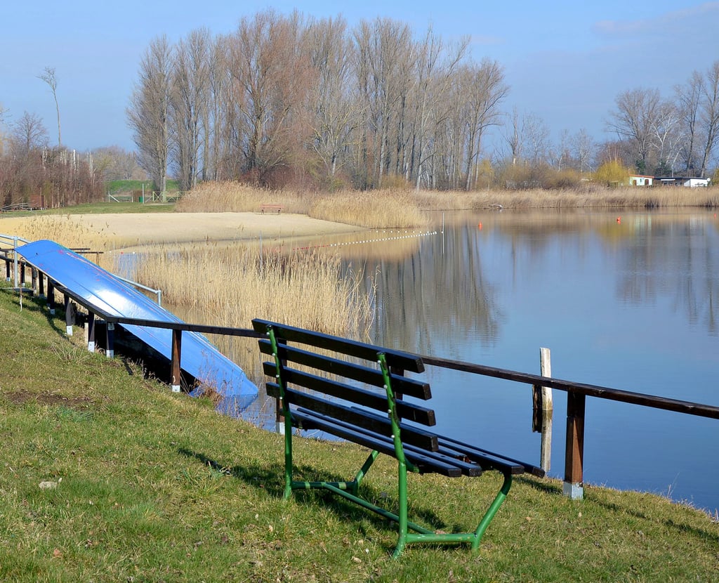 Der Albertinesee in Üllnitz ist ein kleines Naturfreibad. In diesem Jahr beobachten einige Anwohner erneut einen sinkenden Wasserstand. Die Gründe dafür sind unbekannt.