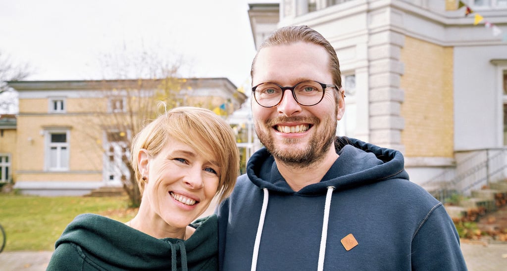 Bettina und Simon Becker sind die Gründer der „Villa Wertvoll“ und stehen zur Wahl zum "Magdeburger des Jahres" 2021.