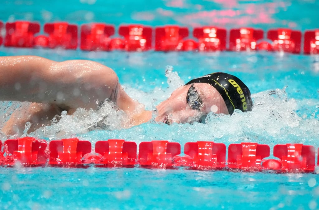 Will auch 2024 in Paris um Olympia-Gold schwimmen: Florian Wellbrock.