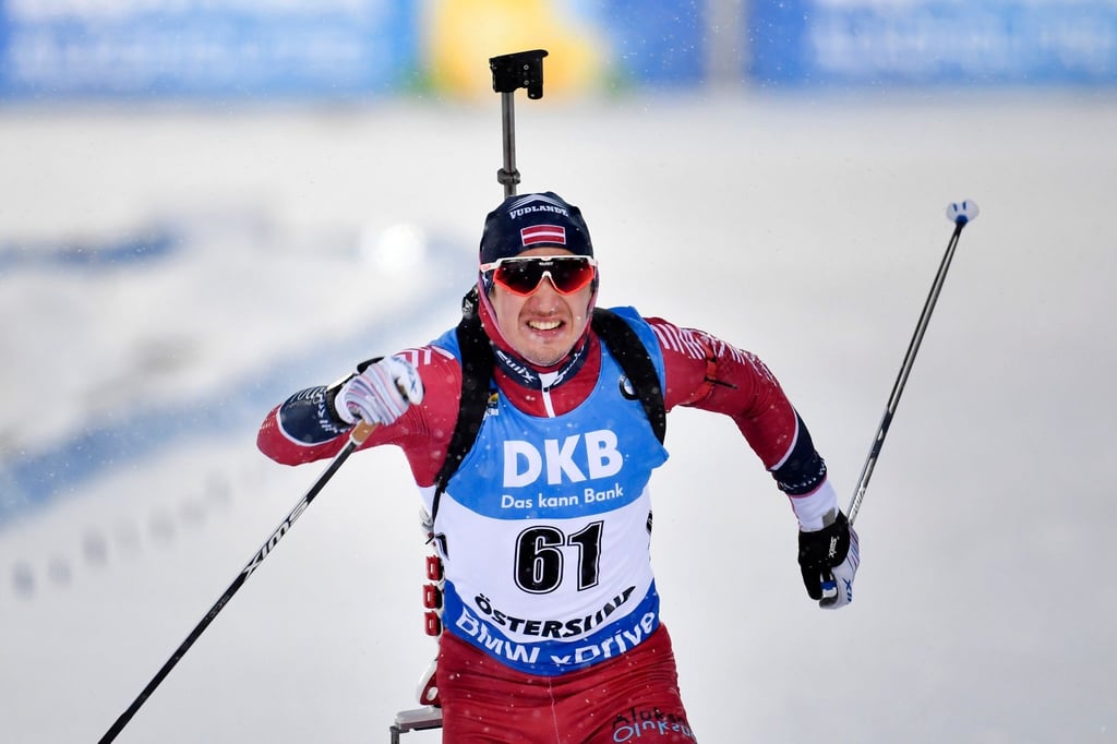 Hat sich nicht an die Meldauflagen gehalten: Biathlet Andrejs Rastorgujevs aus Lettland.