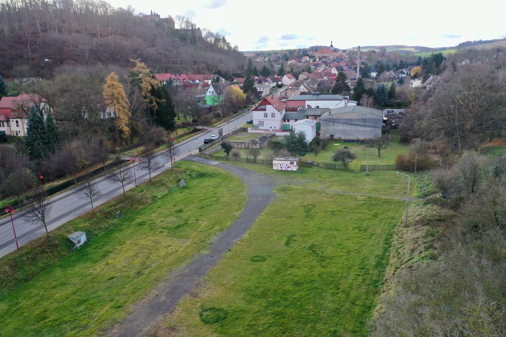 Festplatz zwischen Mansfeld und Leimbach.