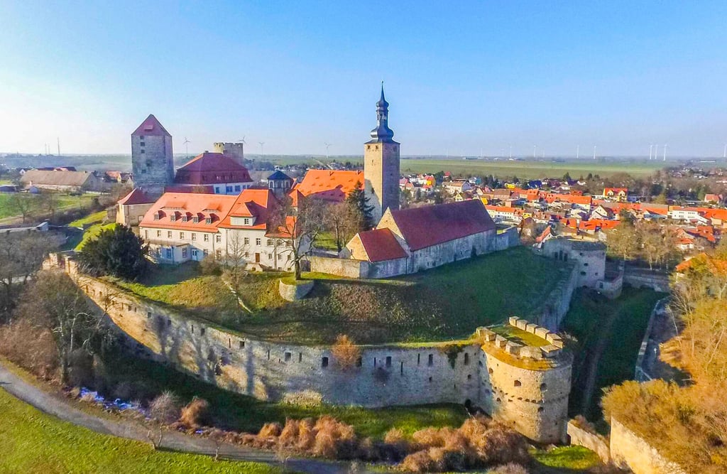 Die Burg Querfurt gehört zu den größten mittelalterlichen Burgen in Deutschland.