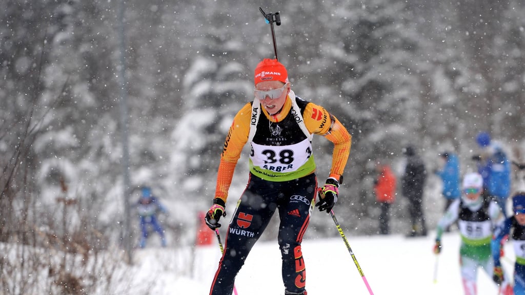 Franziska Hildebrand nimmt aktuell am IBU-Cup im norwegischen Sjusjoen teil. (Archivbild)