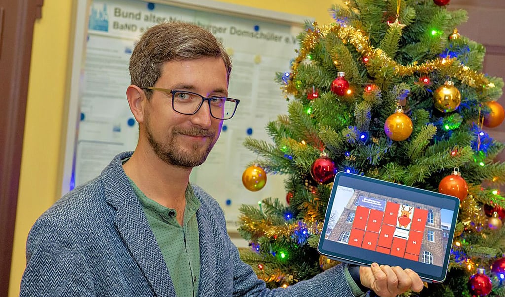 Benjamin Zschau, Musiklehrer am Domgymnasium, hatte die Idee für das digitale Projekt und setzte diese auch mit den Schülern um.