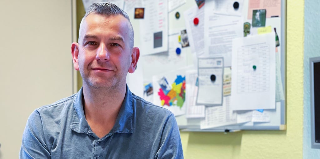 Christoph Vogler wird neuer Bürgermeister in Brücken-Hackpfüffel.