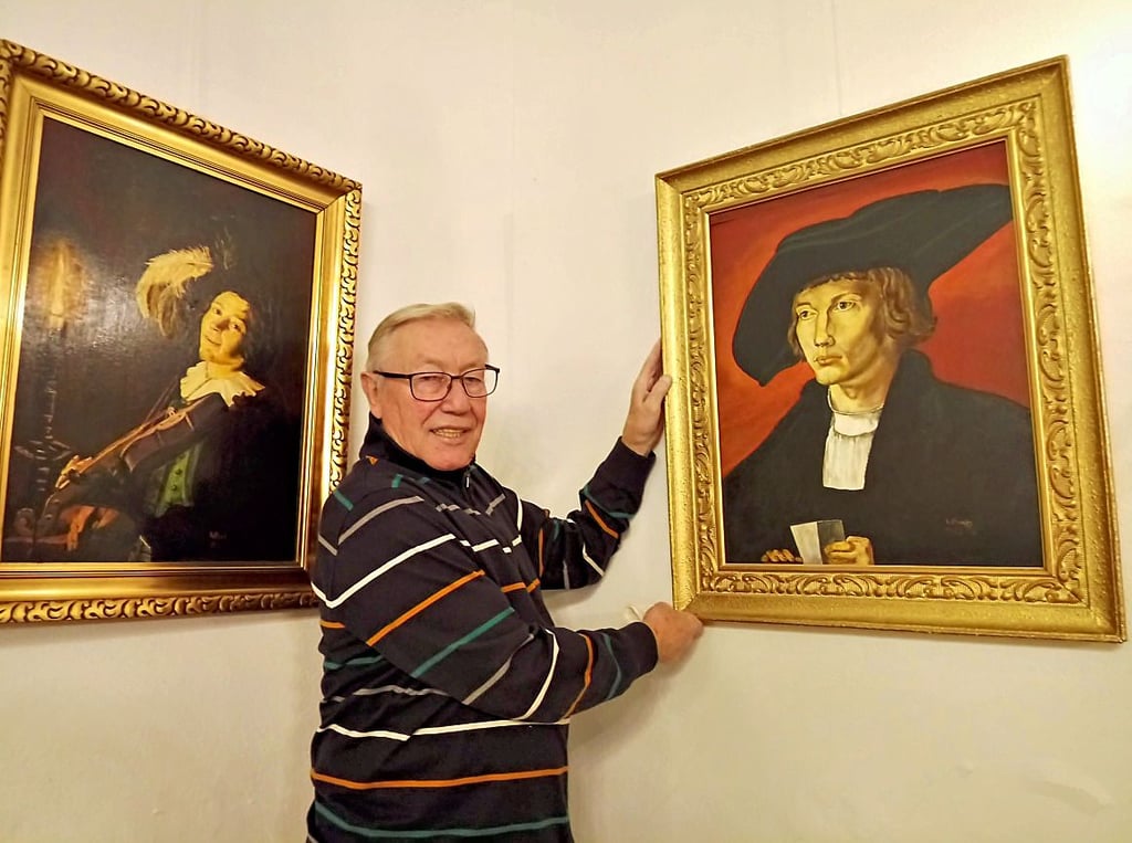 Der in Wanzleben geborene Werner Buch eröffnet am Montag seine Ausstellung im Rathaus.