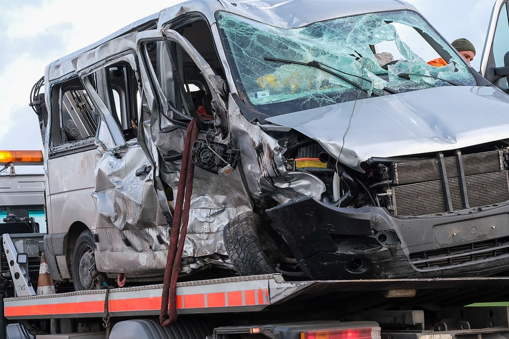 Eines der Unfallfahrzeuge