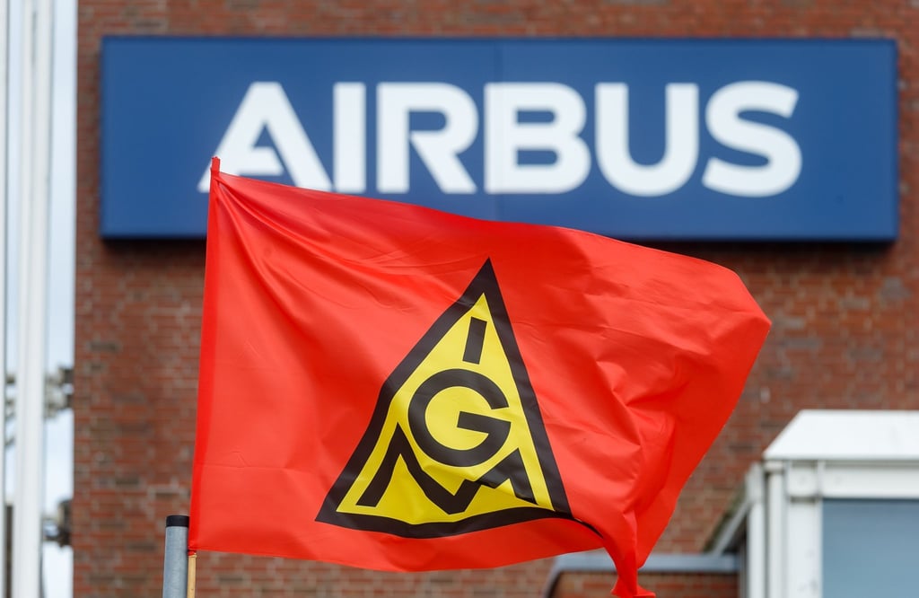 Bei Airbus beginnen erneut Warnstreiks der IG&nbsp;Metall - ein Ende des Konflikts ist nicht in Sicht.