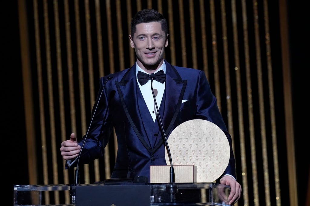 Musste sich bei der Ballon d'Or-Wahl mit Platz zwei begnügen: Bayern-Torjäger Robert Lewandowski.