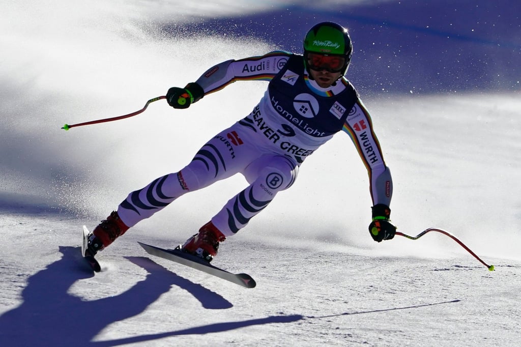 Andreas Sander beim Super G in Beaver Creek in Aktion.