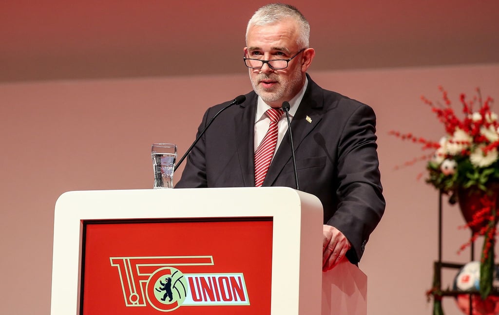 Dirk Zingler, Präsident des 1. FC Union Berlin.